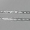 Italian Sterling Silver Diamond Cut Men's Chain Necklace