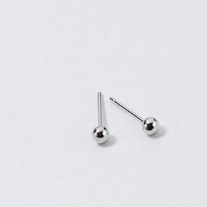 3-5mm Sterling Silver Ball Stud Earrings