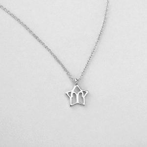 Silver Star Aries Necklace - 21/3 to 19/4