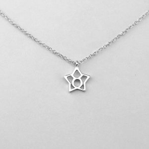 Silver Star Taurus Necklace - 20/4 to 20/5