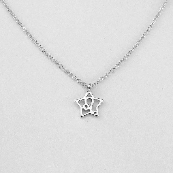 Silver Star Leo Necklace - 23/7 to 22/8
