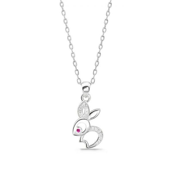 Sterling Silver Rabbit Necklace