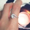 Stunning 925 Sterling Silver Brilliant Cut Cubic Zirconia Ring