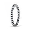 Sterling Silver Fashion Twisted Stacking Ring